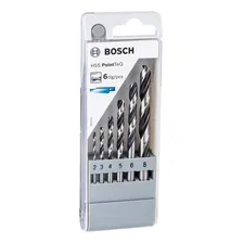Jogo Broca P/ Metal Hss-pointteq 2-8mm 6 Pçs Bosch Foto mini  3