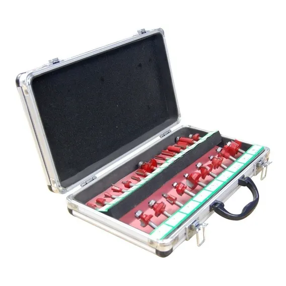 Jogo Broca Tupia Fresa Lee Tools 24p 680400 Foto 1
