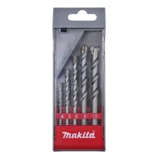 Jogo Broca Widia Concreto 5 Pecas 4a10mm Makita D03894 Foto mini  3