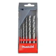 Jogo Broca Widia Concreto 5 Pecas 4a10mm Makita D03894 Foto  mini 1