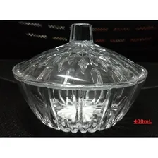 Jogo C 6 Bomboniere Baleiro Porta Jóia Vidro Com Tampa 400ml Cor Vidro transparente Foto mini  2