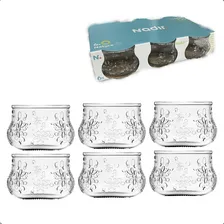 Jogo C/ 6 Taças Sobremesa Sorvete Vidro 200ml Nature - Nadir Cor Transparente Foto  mini 1