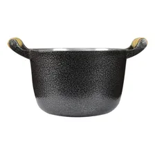 Jogo Caldeirão E Panela Caçarola Aluminio Fundido Craqueado Foto mini  3