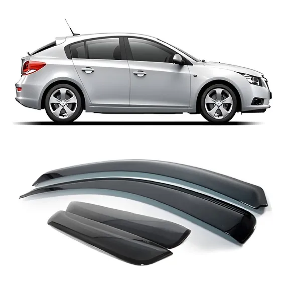 Jogo Calha De Chuva Cruze Hatch 2011 2012 2013 14 A 2016 Foto 1