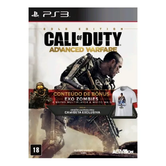 Jogo Call Of Duty Advanced Warfare Gold Edition Para Ps3 Foto 1