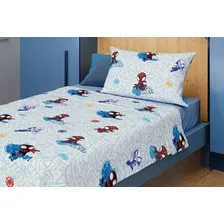 Jogo Cama 3 Peças Lepper Menino Menina 100% Algodão 150 Fios Personagens Pequeno Homem Aranha Spidey Foto mini 2