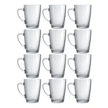 Jogo Caneca Vidro Cafe Capuccino Tarsila 300ml Kit 12 Unidade Nadir Figueiredo Foto mini 1
