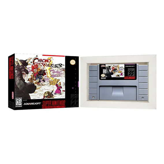 Jogo Cartucho Chrono Trigger Super Nintendo Snes Caixa E Berço Foto 1