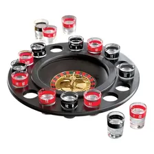 Jogo Cassino Roleta Shot 16 Copos Bebida Drink Destilado Foto mini  2