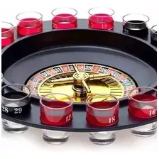 Jogo Cassino Shot Com Roleta 16 Copos Bebida Drink Western Foto mini 2