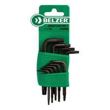 Jogo Chave 9 Peças Torx L T7 A T40 Belzer 230409sbr Cor Preto Foto mini 1