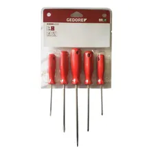 Jogo Chave De Fenda E Phillips 5 Pcs Gedore Red R38001005 Foto mini 3