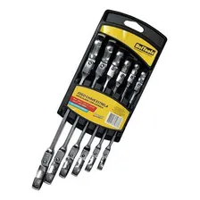 Jogo Chave Estrela Articulada Com Catraca 6 Peças Beltools Foto mini 1