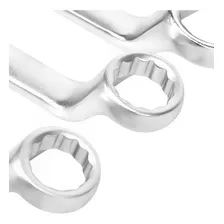 Jogo Chave Estrela Em Aço Cromado 6mm A 22mm 8 Peças Starfer Foto mini 2