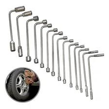 Jogo chave premium roda biela l 14 pçs 6 a 19mm aço carbono cromado ImportWay Foto mini 1