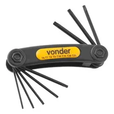 Jogo Chave Torx 8pc T06-t25 Vtx6 Crv Vonder Foto  mini 1