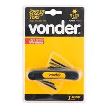 Jogo Chave Torx 8pc T06-t25 Vtx6 Crv Vonder Foto mini  3