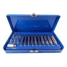 Jogo Chave Torx Bits Ribe Para Cabeçote 17 Peças Cr-v Waft Foto mini 1