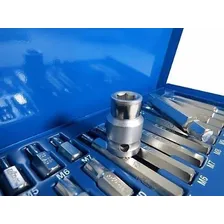 Jogo Chave Torx Bits Ribe Para Cabeçote 17 Peças Cr-v Waft Foto mini 3