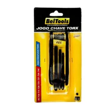 Jogo Chave Torx Canivete 8 Peças T9 A T40 Beltools Foto mini 4