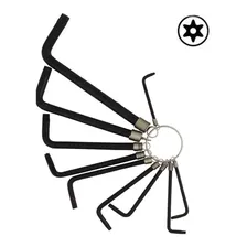 Jogo Chave Torx Com Furo - Corneta T8 A T50, 10 Pçs Foto mini  2