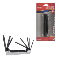 Jogo Chave Torx Com Guia Tipo Canivete Profissional Corneta Foto mini 4