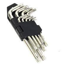 Jogo Chave Torx Curta Com 9 Peças T10 A T50 Western Foto mini 1
