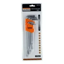 Jogo Chave Torx Longa 9 Peças T10-t50 Starfer Foto mini 1