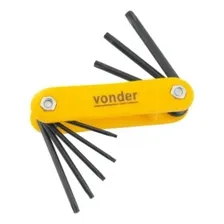 Jogo Chave Torx Tipo Canivete T9 A T40 Com 8 Peças - Vonder Foto  mini 1