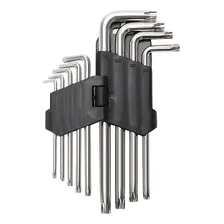 Jogo Chave Torx Torque Cromo Vanadio 9 Peças T10-t50 Longa Foto mini 1