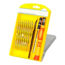 Jogo Chaves Torx 32 Peças Reparo Conserto Celular Tablet Foto mini 1