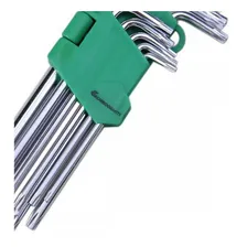 Jogo Chaves Torx L Longas T10-t50 9 Peças Carbografite Foto mini 4