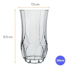 Jogo Com 18 Copos Opera Long Drink 360ml Vidro Simples Nadir Cor Transparente Foto mini 4