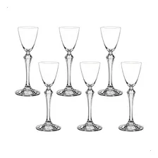 Jogo Com 30 Taças De Cristal Linha Elisabeth Bohemia Foto mini  3
