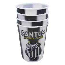 Jogo Com 4 Copos 3d 400ml - Santos Foto mini 2
