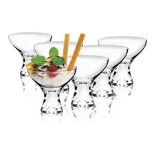 Jogo Com 6 Taças Para Sobremesa Cristal Bohemia Vega Transparente Foto mini 1