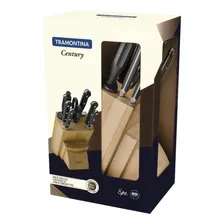 Jogo Conjunto Tramontina De Facas Em Inox 8 Peças Century Cor Preto Foto mini 4