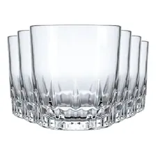 Jogo Copo Caipirinha Drinks Whisky Vidro Suco 290ml - Kit 6 Foto  mini 1