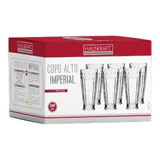 Jogo Copos Altos Em Vidro Hauskraft Imperial 280ml 6 Peças Foto mini 3