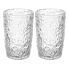 Jogo Copos Cristal Transparente Martelado Petra 330ml 2 Foto  mini 1