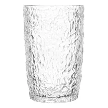 Jogo Copos Cristal Transparente Martelado Petra 330ml 2 Foto mini  3
