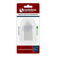 Jogo Copos P/ Medicamento C/15 Inalador Pulmosonic Soniclear Cor Transparente copinhos Foto mini 1