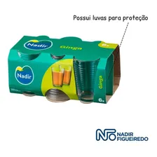 Jogo Copos Vidro Agua Suco Nadir Ginga 24pçs 265ml Foto mini 3