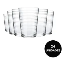 Jogo Copos Vidro Agua Suco Nadir Ginga 24pçs 265ml Foto mini 1