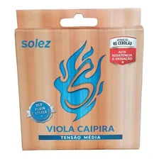 Jogo Corda Viola Caipira 10 Cordas Média Solez Foto mini 1