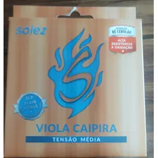 Jogo Corda Viola Caipira 10 Cordas Média Solez Foto mini 2