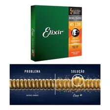 Jogo Cordas Baixo 045 Elixir Light Long Scale Usa 14202 Foto mini 3