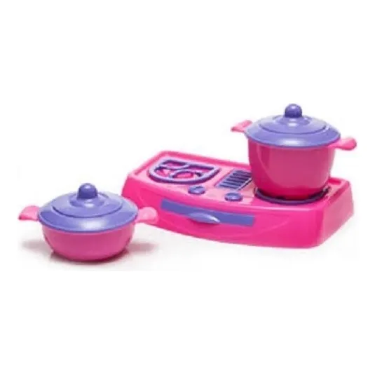 Jogo Cozinha Infantil Mestre Cuca 1 Fogãozinho 2 Panelinhas Cor Outro Foto 1