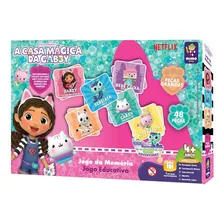 Jogo Da Memória Educativo 24 Pares A Casa Mágica Da Gabby Foto mini 1