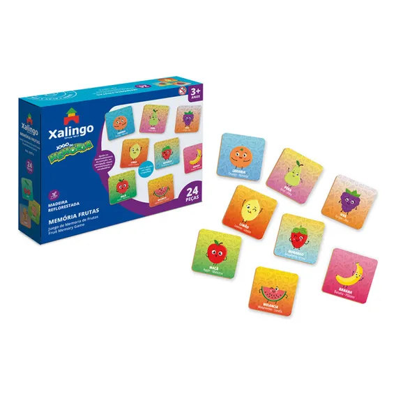 Jogo Da Mem贸ria Frutas Xalingo Foto 1